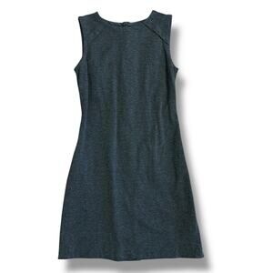 Brooks Brothers Sleeveless Sheath Dress Gray Size 0 Work‎ Office Career Classic